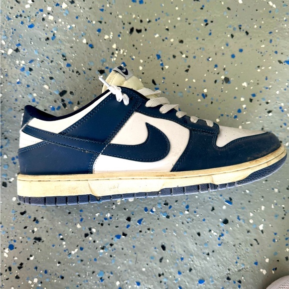 Nike dunk navy and white - Picture 1 of 2